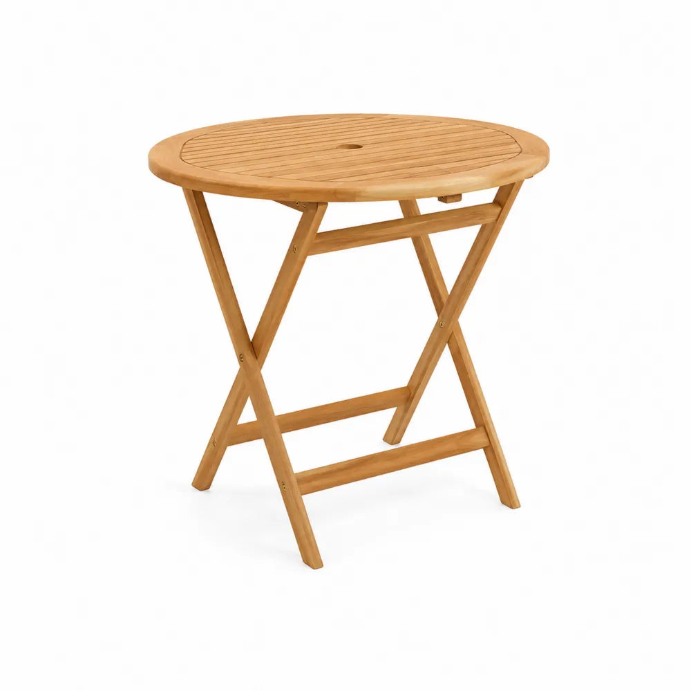 Runder Klapptisch aus Akazienholz Ø 70cm