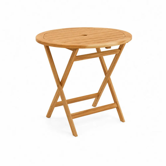 Runder Klapptisch aus Akazienholz Ø 70cm