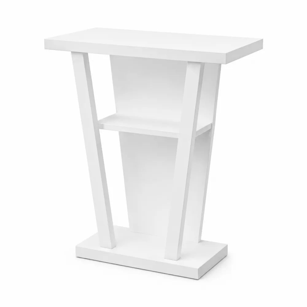 Konsolentisch MDF Weiß 80x30x110cm